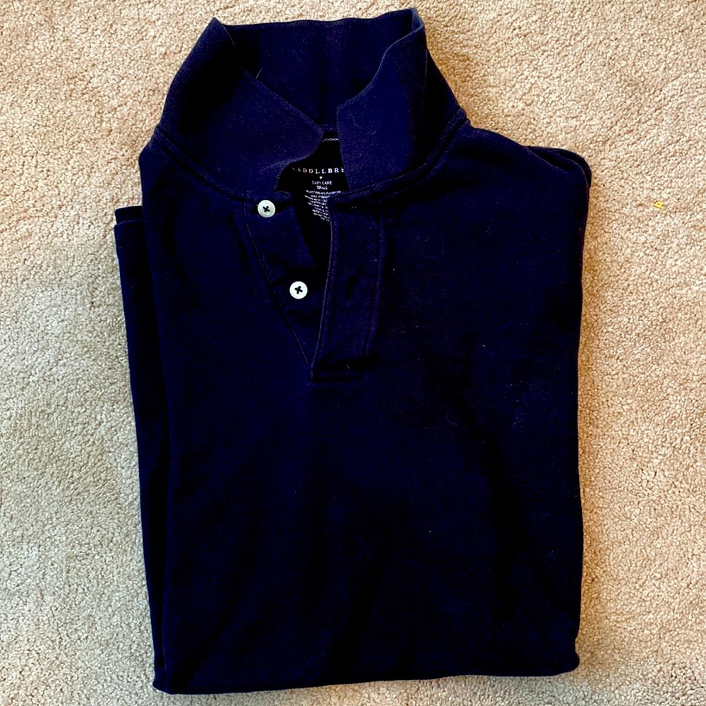 Mens black Saddlebred black polo